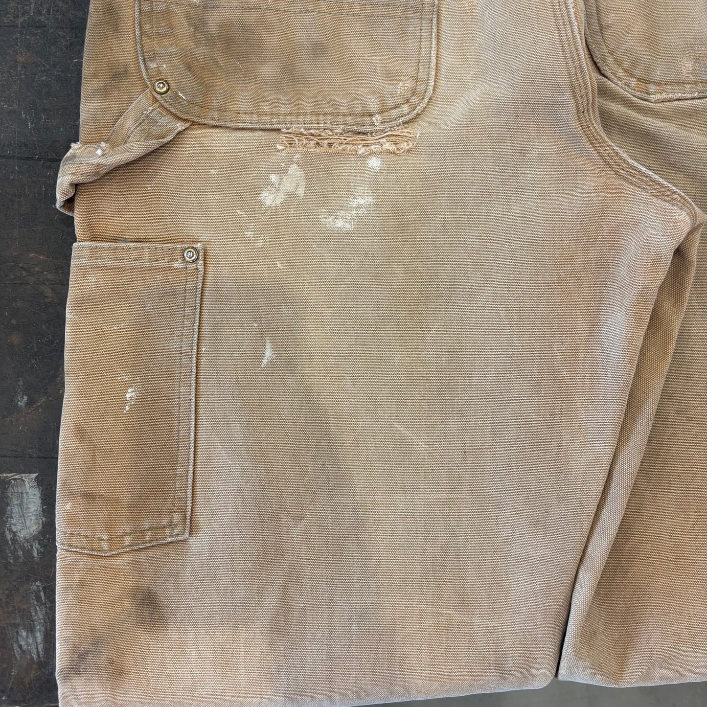 00’s Carhartt ダブルニー BRN ブラウン(32×32)/C0445P-SO