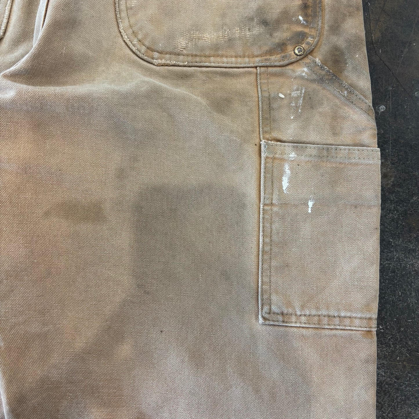 00’s Carhartt ダブルニー BRN ブラウン(32×32)/C0445P-SO