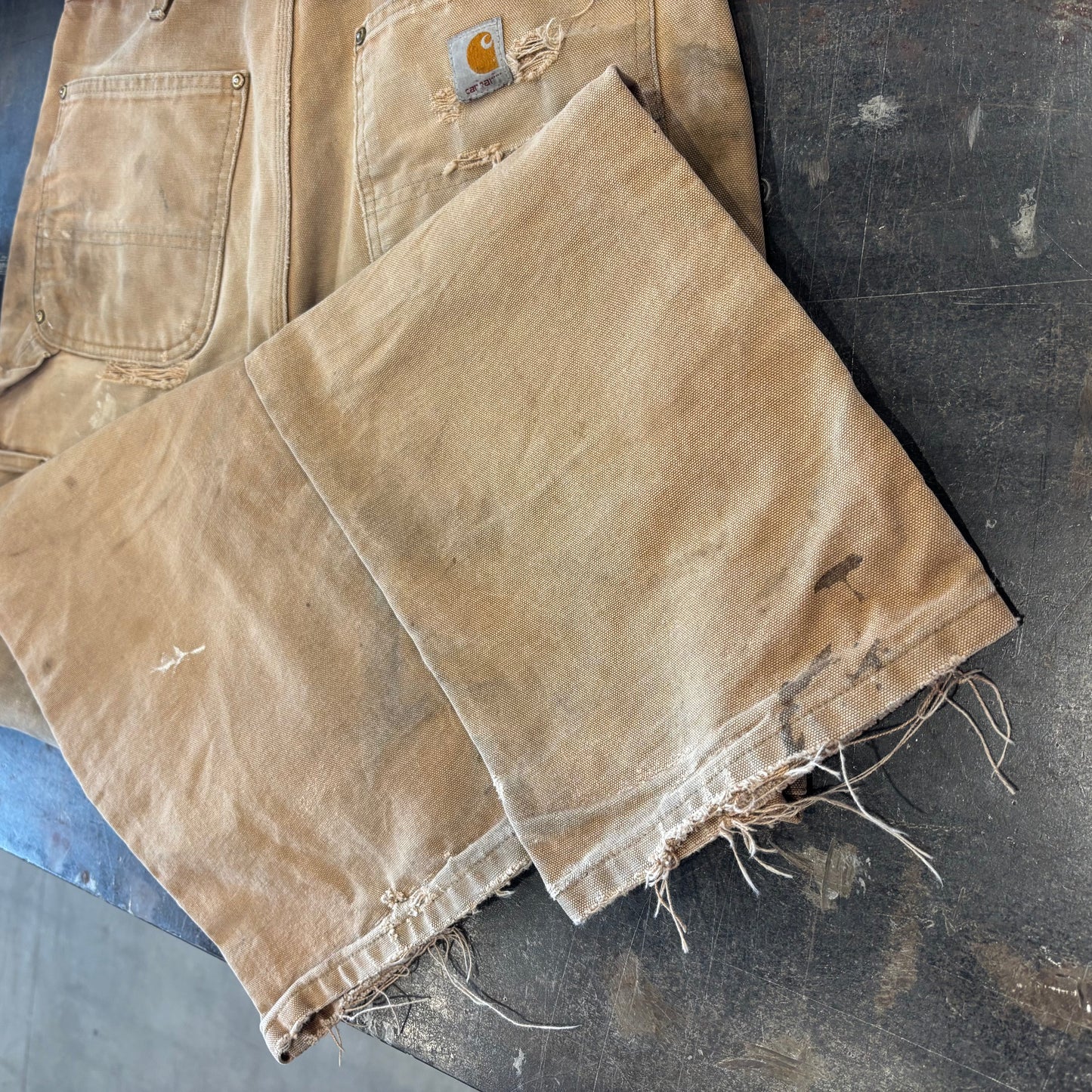 00’s Carhartt ダブルニー BRN ブラウン(32×32)/C0445P-SO