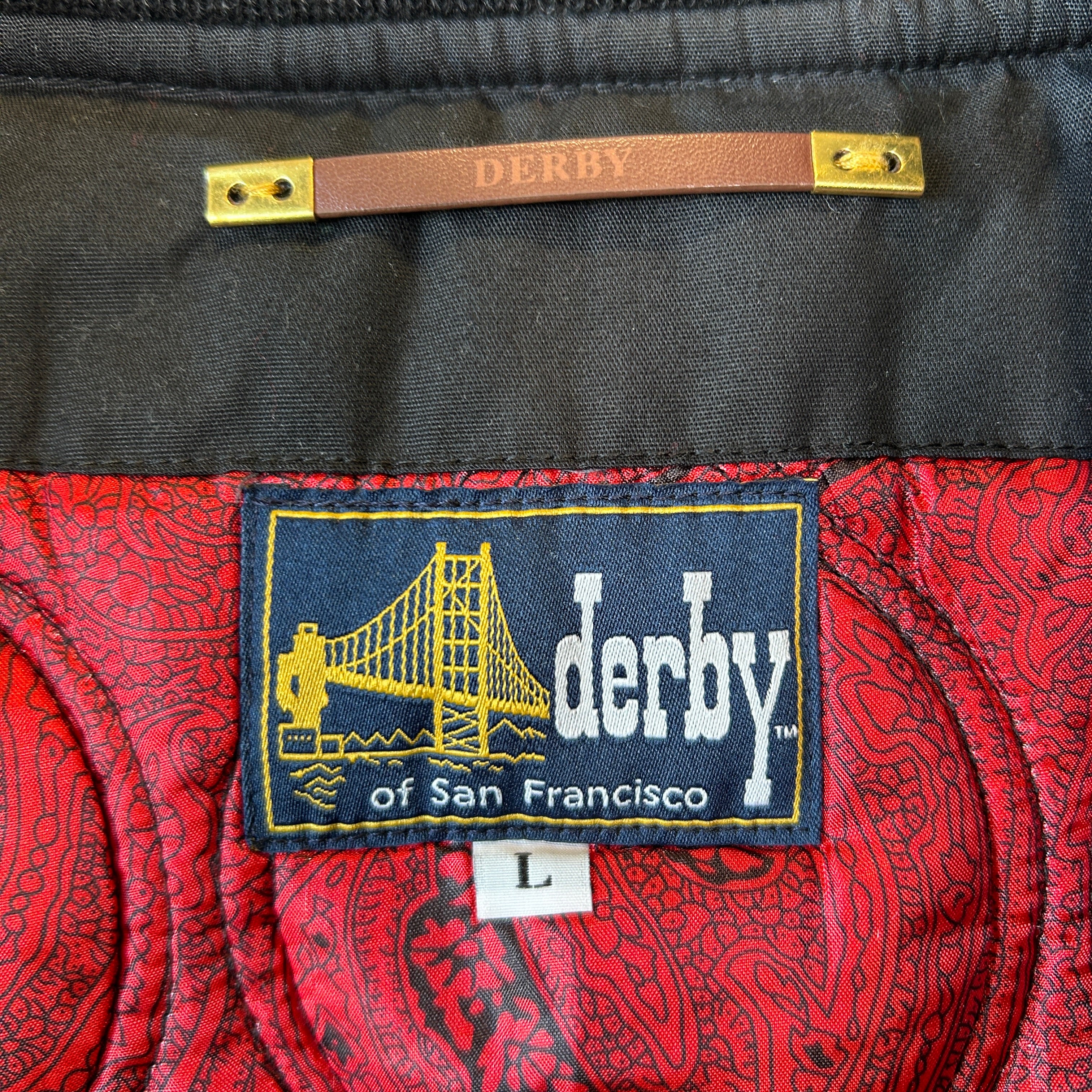 Derby of San Francisco ダービーベスト STYLE 302 Vest With Red