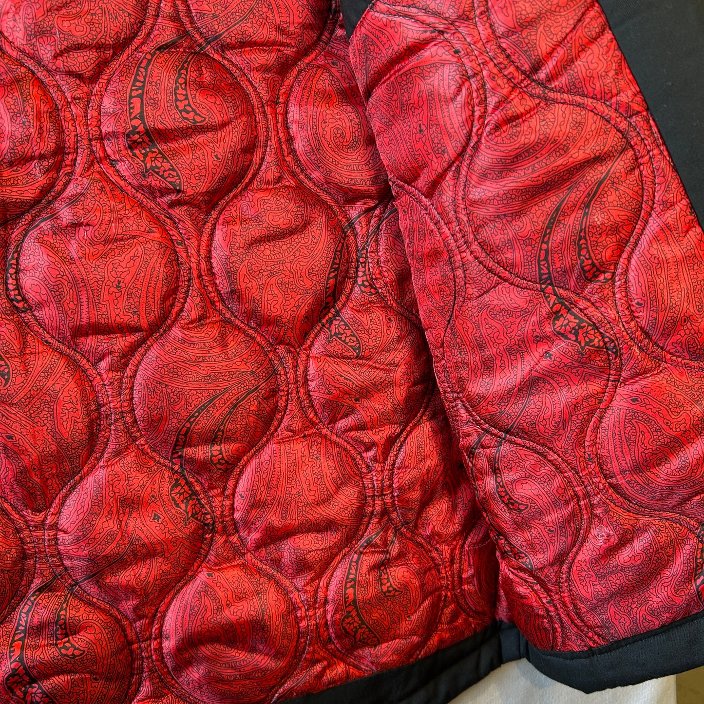 Derby of San Francisco ダービーベスト STYLE 302 Vest With Red Paisley 黒赤(L)/A9309V-SO