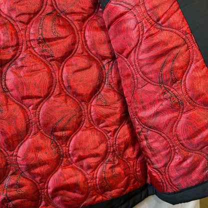 Derby of San Francisco ダービーベスト STYLE 302 Vest With Red Paisley 黒赤(L)/A9309V-SO