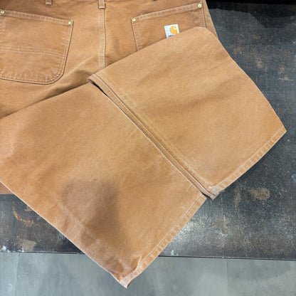 Carhartt ダブルニー BRN ブラウン(38×34)/C0454P-SO