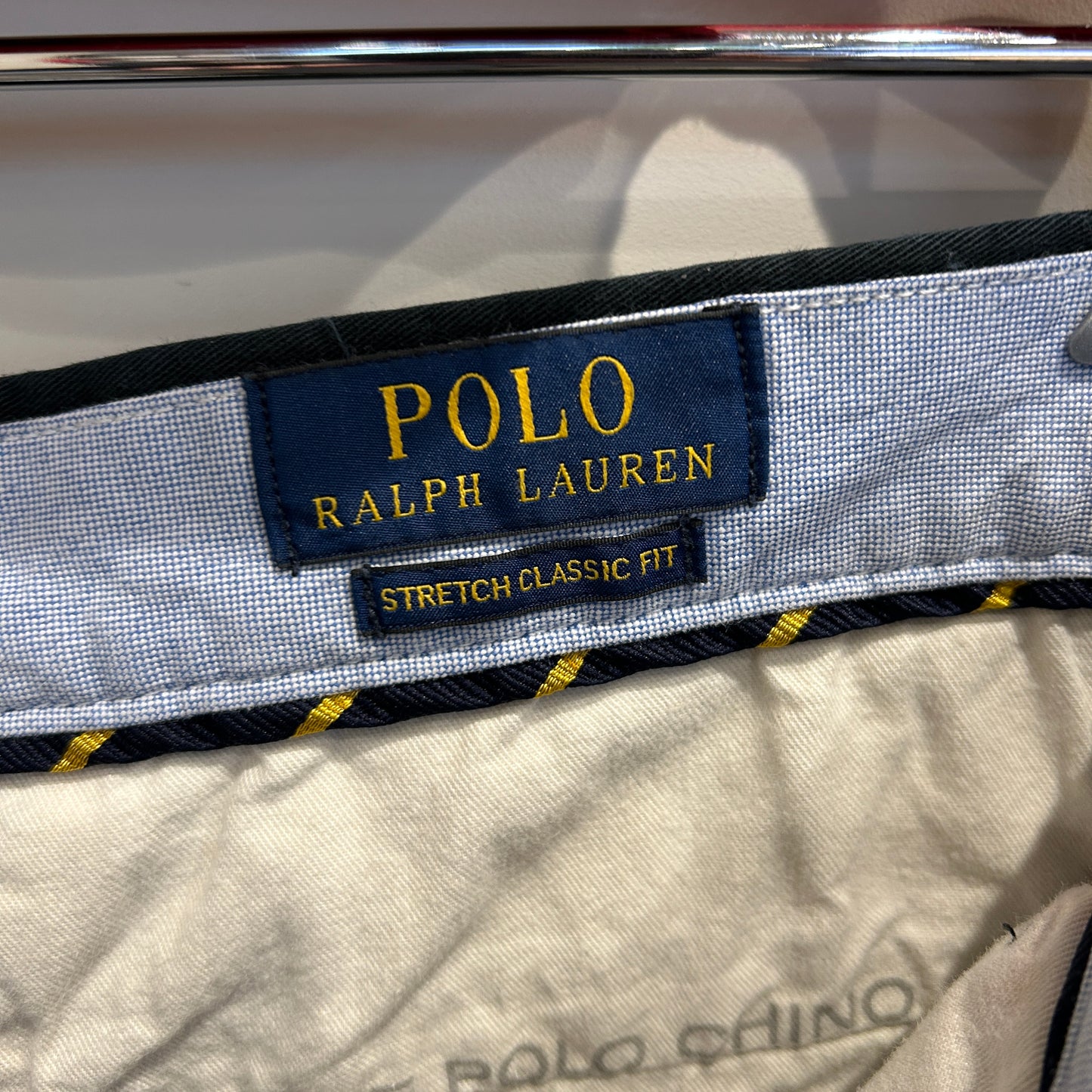 00's POLO RALPH LAUREN ラルフローレン チノ ショートパンツ 黒 (w35)/C0899P-SO
