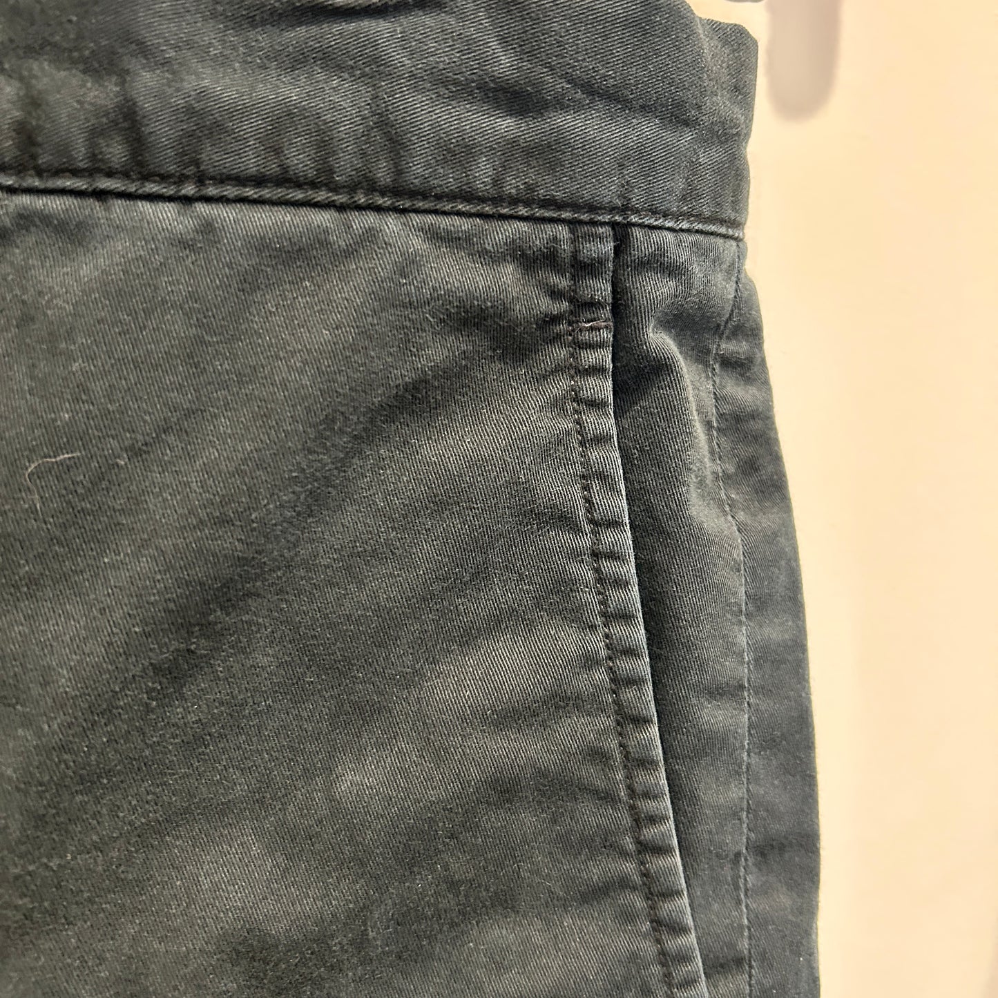 00's POLO RALPH LAUREN ラルフローレン チノ ショートパンツ 黒 (w35)/C0899P-SO
