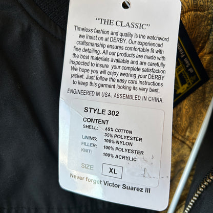 Derby of San Francisco ダービーベスト STYLE 302 Vest Black/Gold (XL)/A9310V-SO