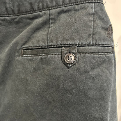 00's POLO RALPH LAUREN ラルフローレン チノ ショートパンツ 黒 (w35)/C0899P-SO