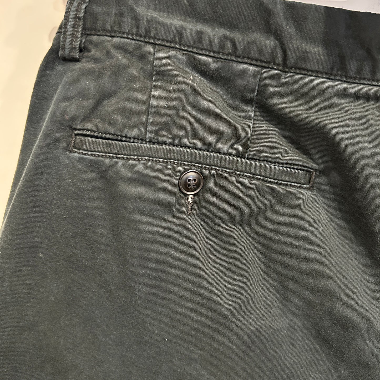 00's POLO RALPH LAUREN ラルフローレン チノ ショートパンツ 黒 (w35)/C0899P-SO