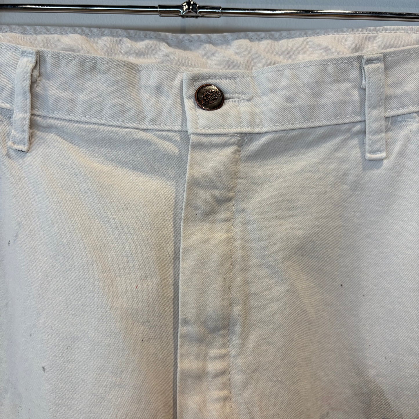 00's Dickies ディッキーズ Sherwin Williams 企業ロゴ ペインター ワークパンツ 白 (38×32)/B3943P-SO