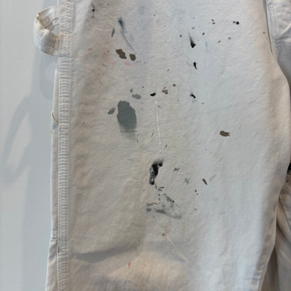 00's Dickies ディッキーズ Sherwin Williams 企業ロゴ ペインター ワークパンツ 白 (38×32)/B3943P-SO