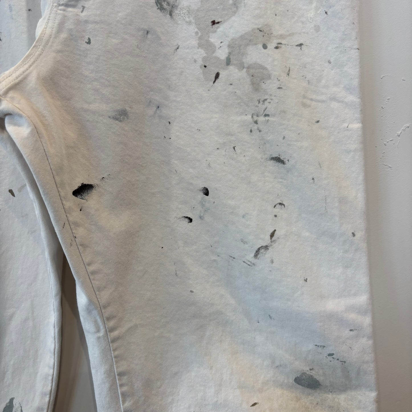 00's Dickies ディッキーズ Sherwin Williams 企業ロゴ ペインター ワークパンツ 白 (38×32)/B3943P-SO