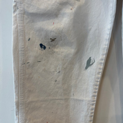 00's Dickies ディッキーズ Sherwin Williams 企業ロゴ ペインター ワークパンツ 白 (38×32)/B3943P-SO