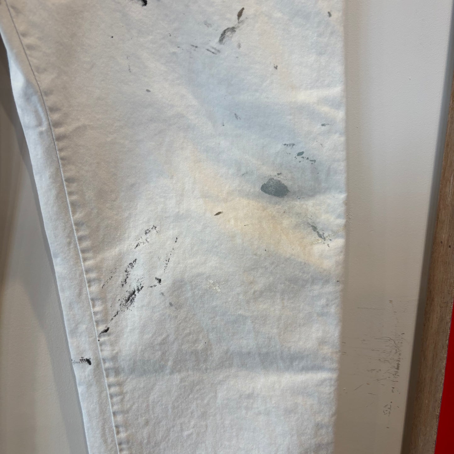 00's Dickies ディッキーズ Sherwin Williams 企業ロゴ ペインター ワークパンツ 白 (38×32)/B3943P-SO