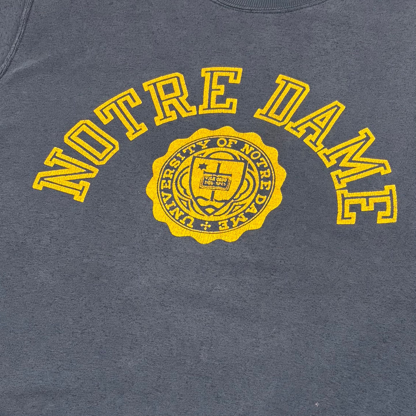 90's Champion チャンピオン NOTRE DAME ノートルダム大学 カレッジスウェット ネイビー (L) /A2028S-SO