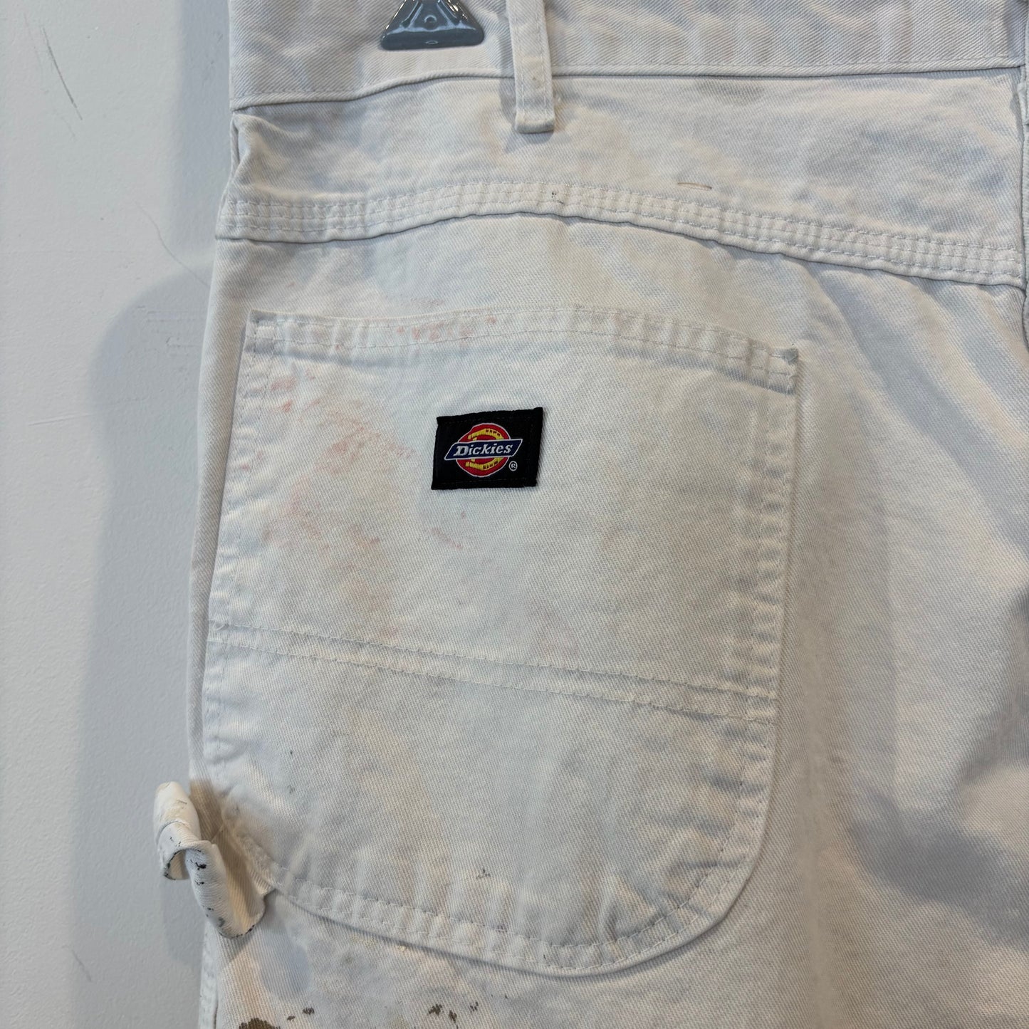 00's Dickies ディッキーズ Sherwin Williams 企業ロゴ ペインター ワークパンツ 白 (38×32)/B3943P-SO