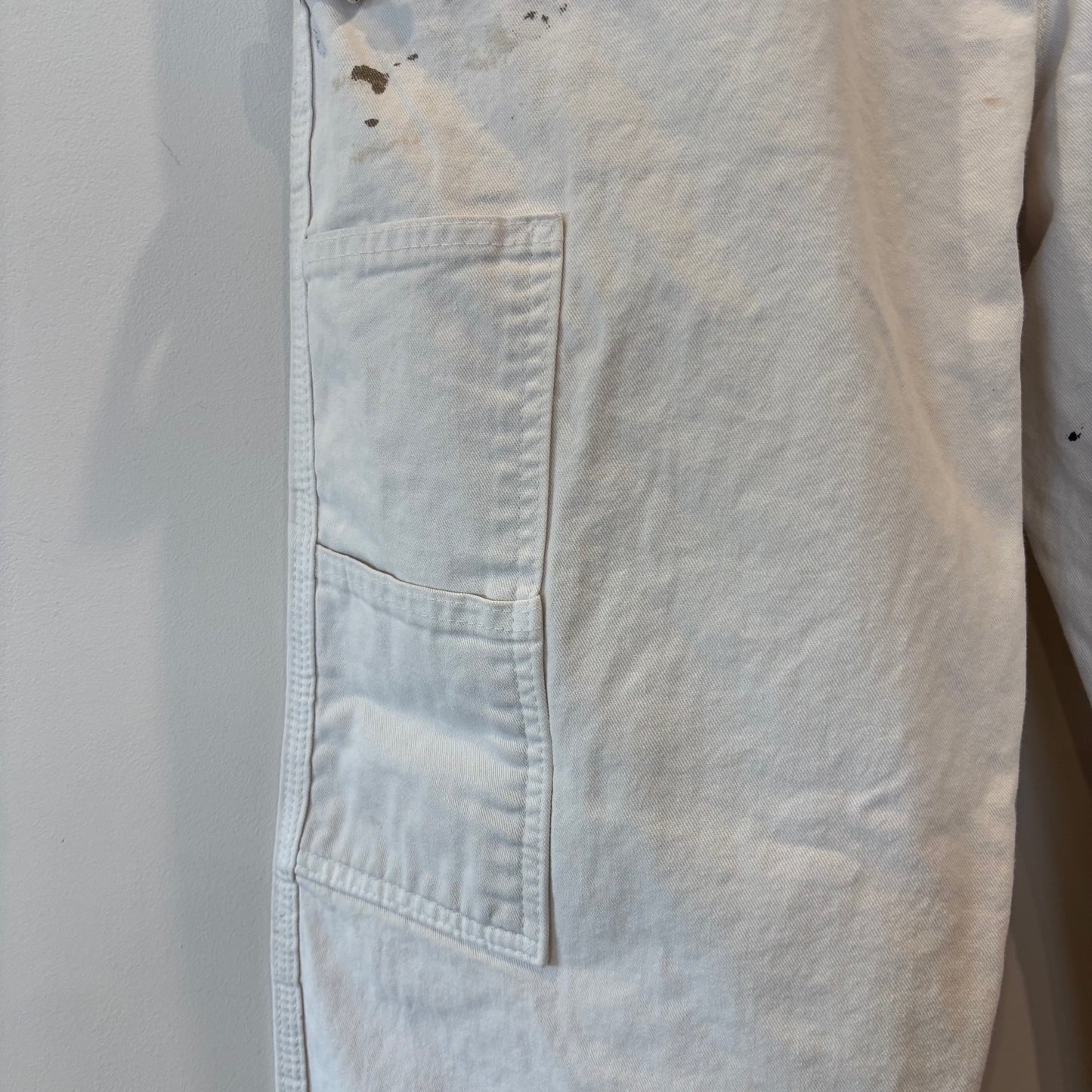 00's Dickies ディッキーズ Sherwin Williams 企業ロゴ ペインター ワークパンツ 白 (38×32)/B3943P-SO