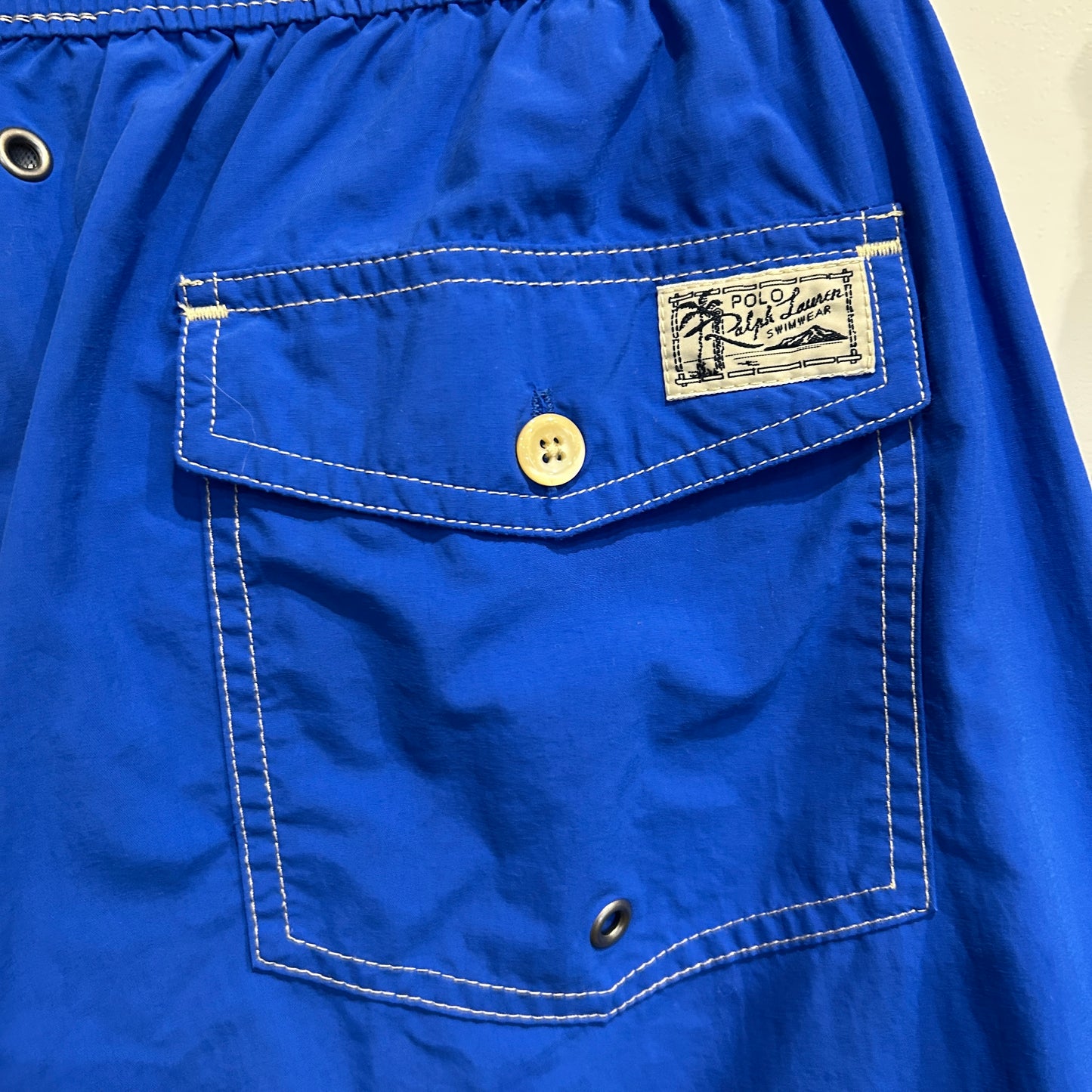 POLO RALPH LAUREN ラルフローレン swimwear ナイロンショートパンツ 青 (XXL)/C0901P-SO