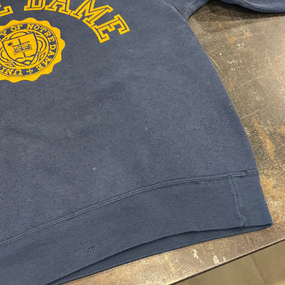 90's Champion チャンピオン NOTRE DAME ノートルダム大学 カレッジスウェット ネイビー (L) /A2028S-SO