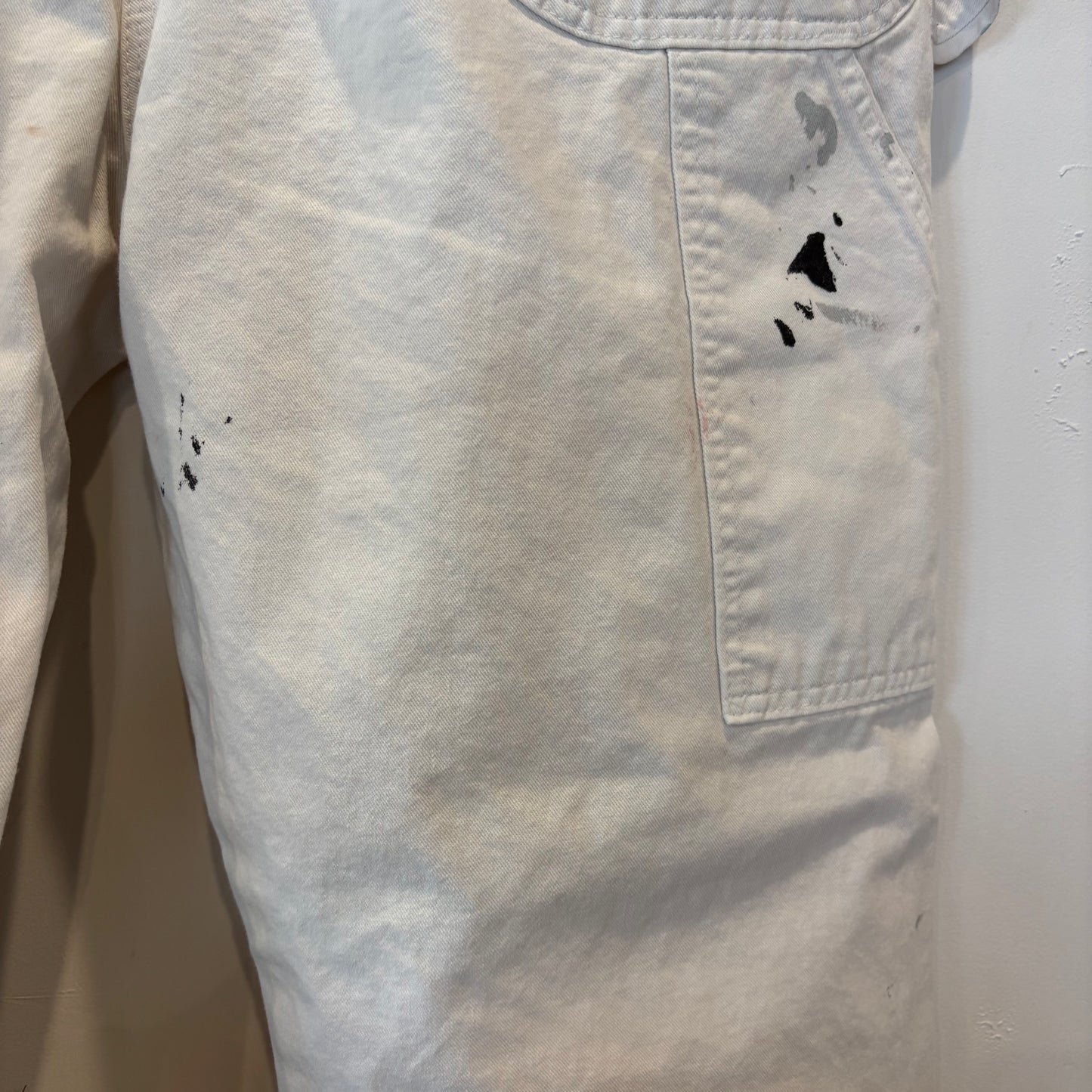 00's Dickies ディッキーズ Sherwin Williams 企業ロゴ ペインター ワークパンツ 白 (38×32)/B3943P-SO