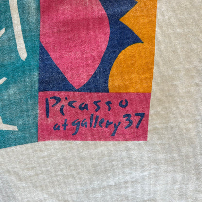 90's Picasso at Gallery37 ピカソ アートTシャツ 白(XL)/B2161T-SO