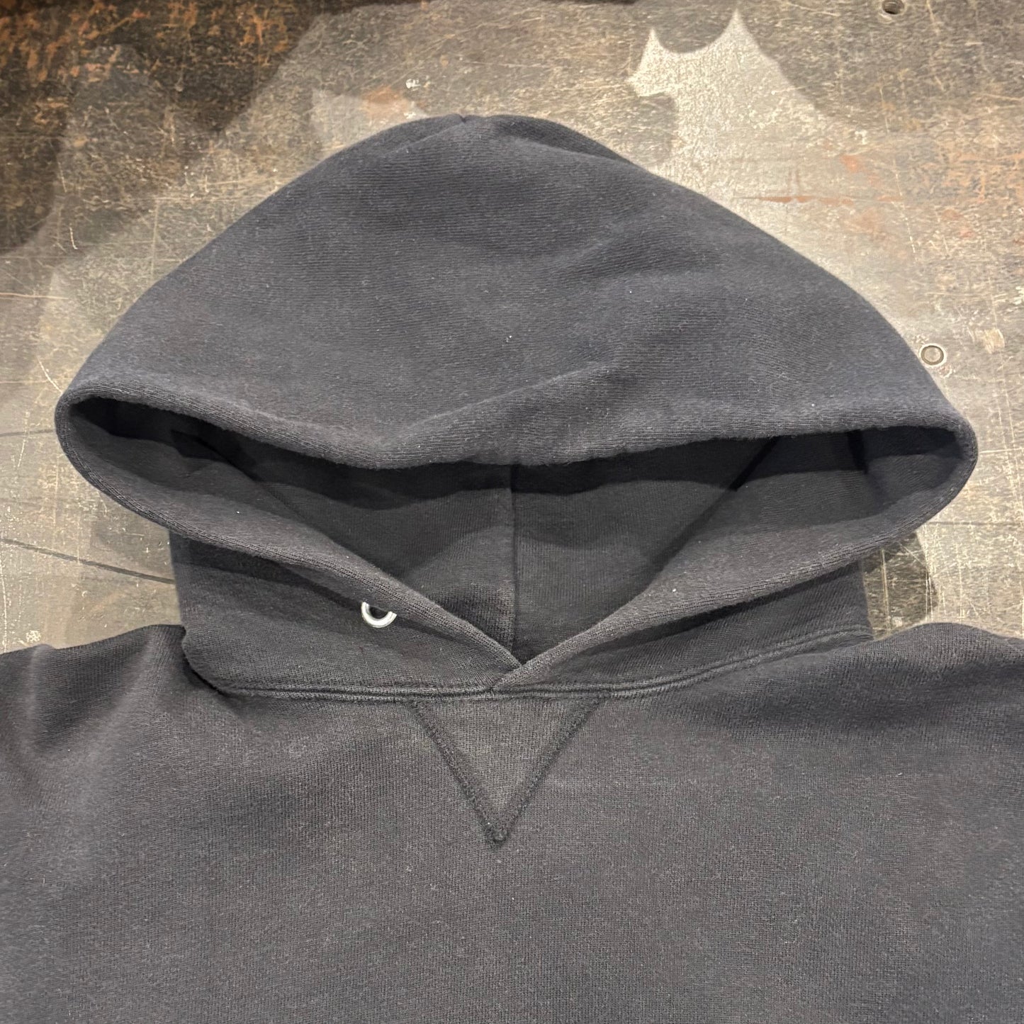 90's Champion チャンピオン 刺繍 スウェット フーディー ブラック (L) /B3003S-SO