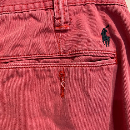 POLO RALPH LAUREN ラルフローレン チノ ショートパンツ ピンク (w34)/C0902P-SO