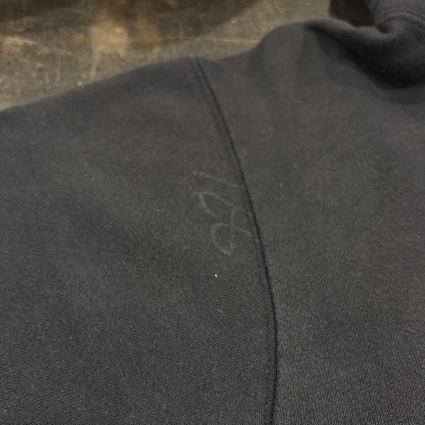 90's Champion チャンピオン 刺繍 スウェット フーディー ブラック (L) /B3003S-SO