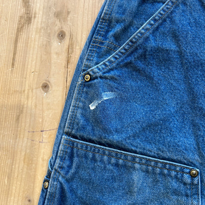 00's Carhartt カーハート デニム ダブルニーパンツ サスペンダーボタン B07 DNM(33×32)/B2759P-SO