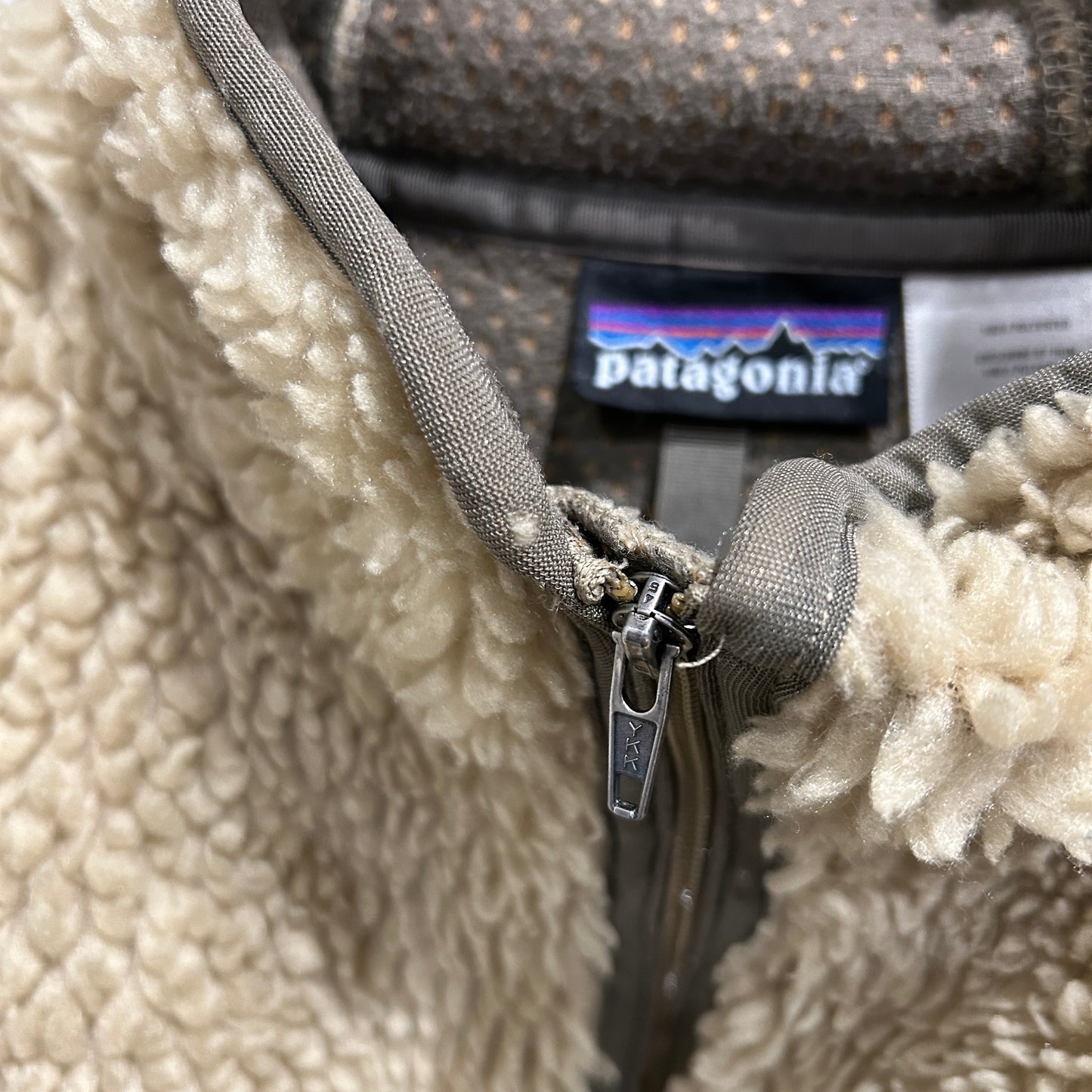 00's Patagonia パタゴニア Rhythm Hoodie リズムフーディー フリース レトロカーキ (S)/A9208J-SO