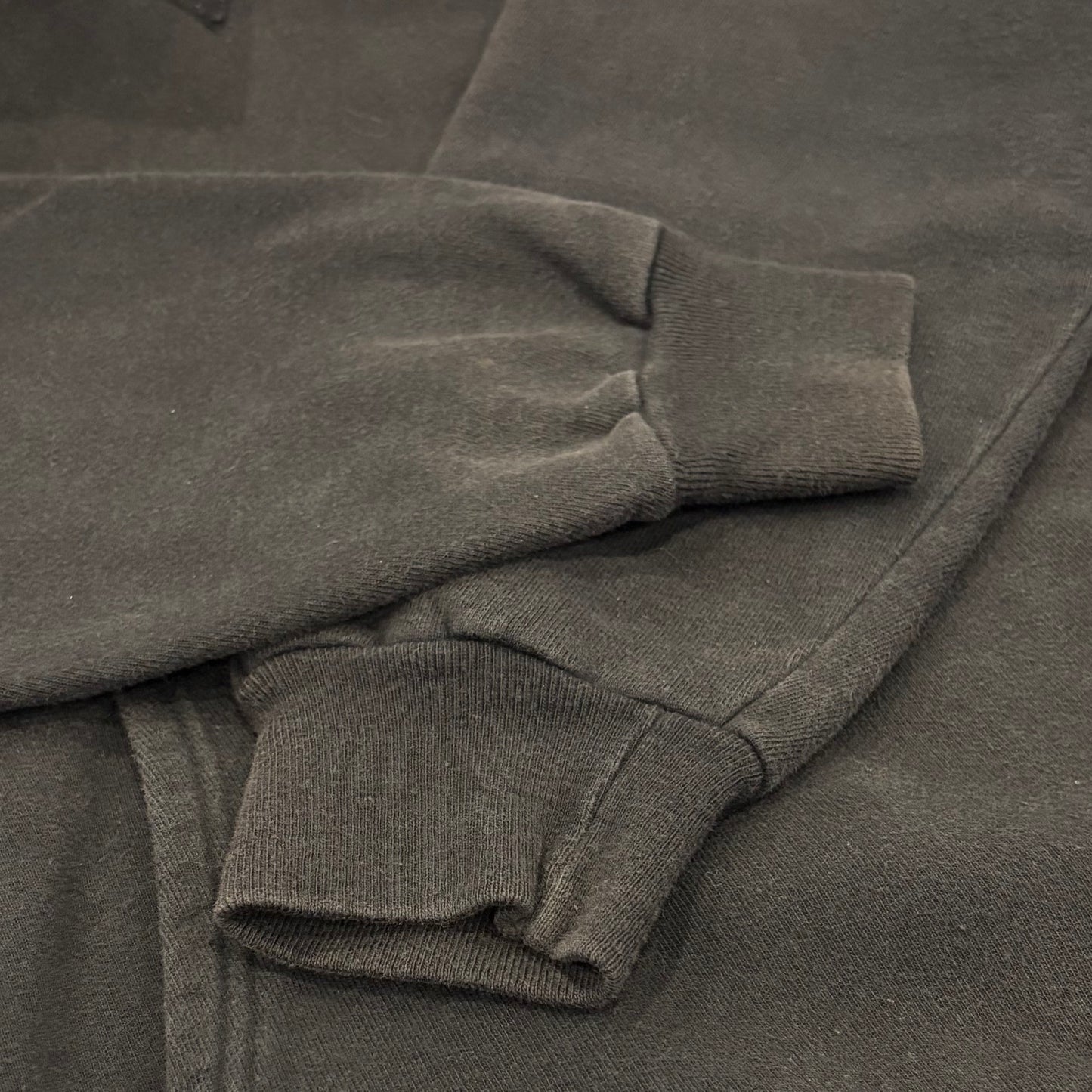 90's Champion チャンピオン 刺繍 スウェット フーディー ブラック (L) /B3003S-SO