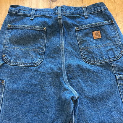 00's Carhartt ダブルニーデニムパンツ Loose Fit B73-DST(36×32)/B2637P-SO