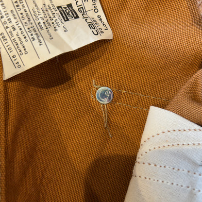 00's Carhartt ダブルニー ワークパンツ B01 BRN Made in USA(36×32)/A8301P-SO