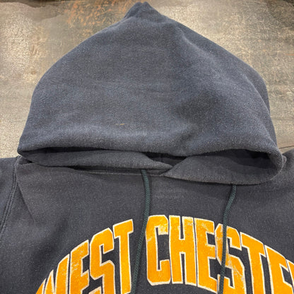 90's Sand-Knit リバースタイプ WEST CHESTER UNIVERSITY カレッジスウェット フーディー ネイビー (M) /B2840S-SO
