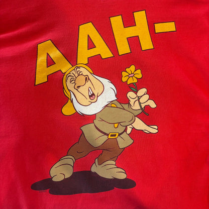 90's FRUIT OF THE LOOM Disney On Ice キャラクターTシャツ 赤(XL)/B3946T-SO