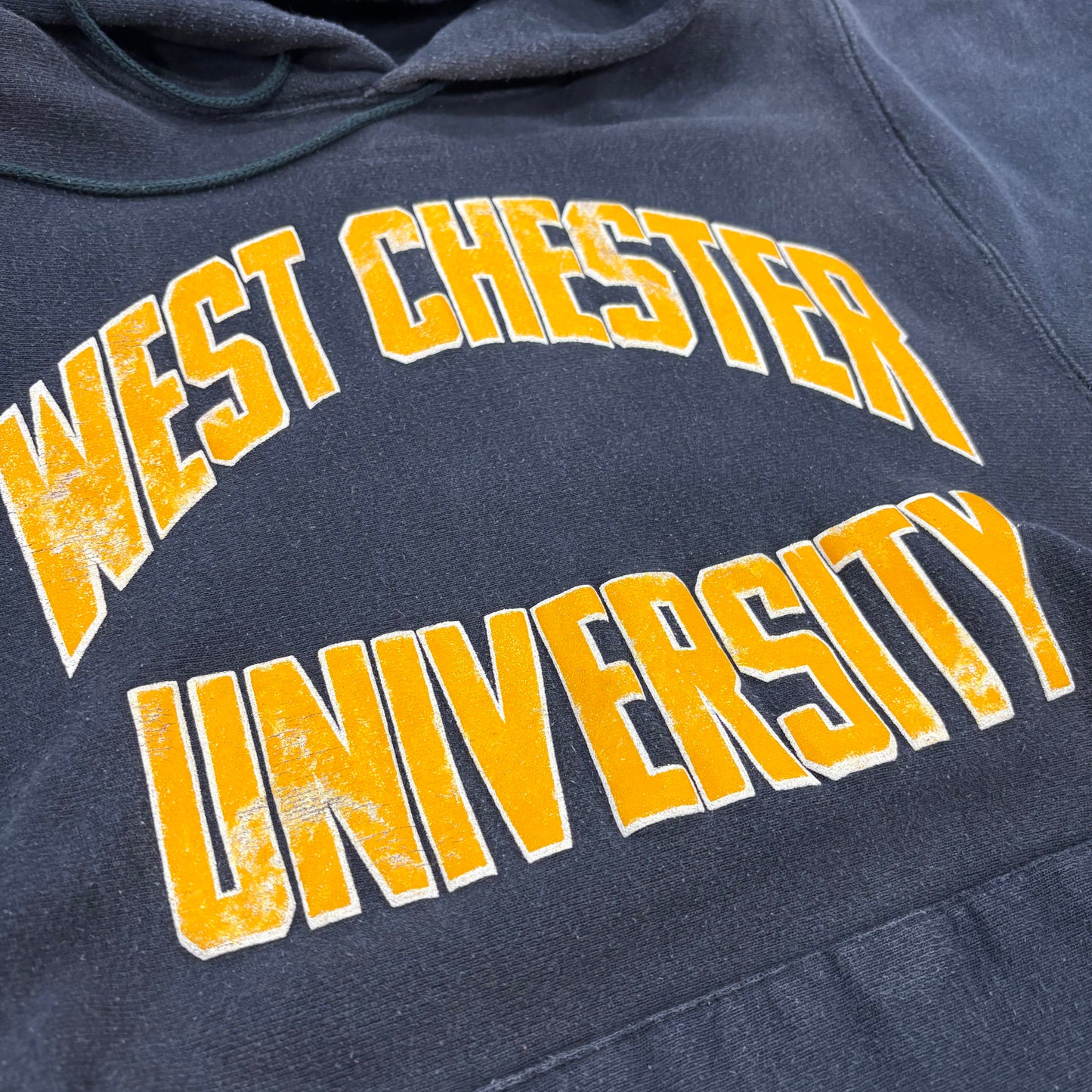 90's Sand-Knit リバースタイプ WEST CHESTER UNIVERSITY カレッジスウェット フーディー ネイビー (M) /B2840S-SO