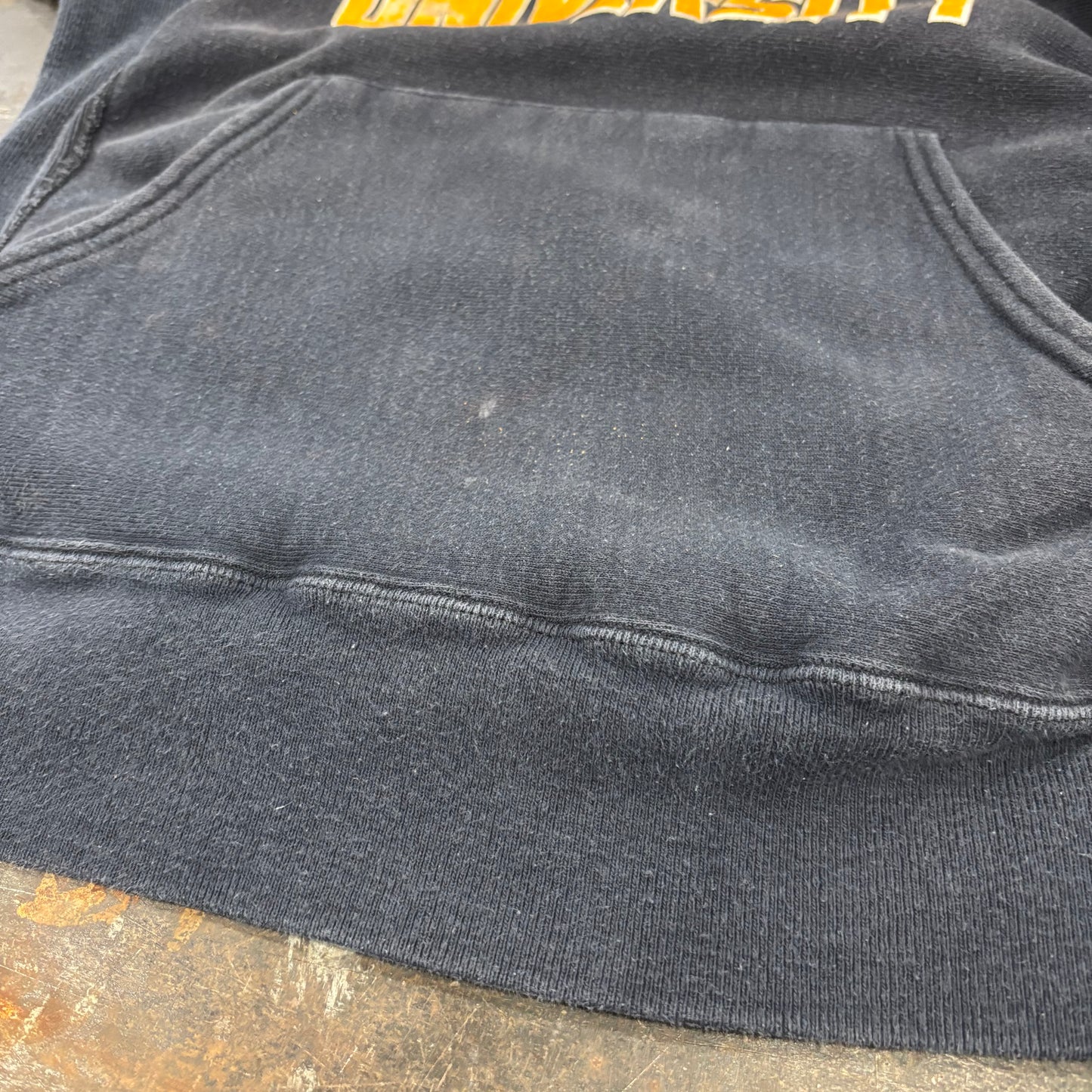 90's Sand-Knit リバースタイプ WEST CHESTER UNIVERSITY カレッジスウェット フーディー ネイビー (M) /B2840S-SO