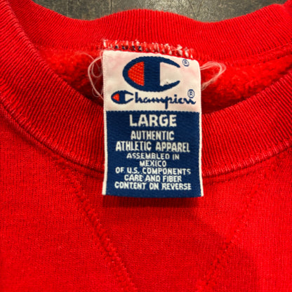 90's Champion チャンピオン TUSKEGEE UNIVERSITY カレッジスウェット 赤 (L) /B1592S-SO