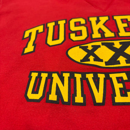 90's Champion チャンピオン TUSKEGEE UNIVERSITY カレッジスウェット 赤 (L) /B1592S-SO