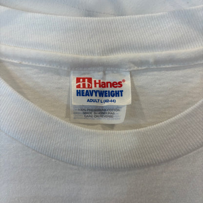 90's Hanes Heavy Weight Kroger "Showcace of Dogs" アドバタイジングTシャツ 白(L)/B3947T-SO