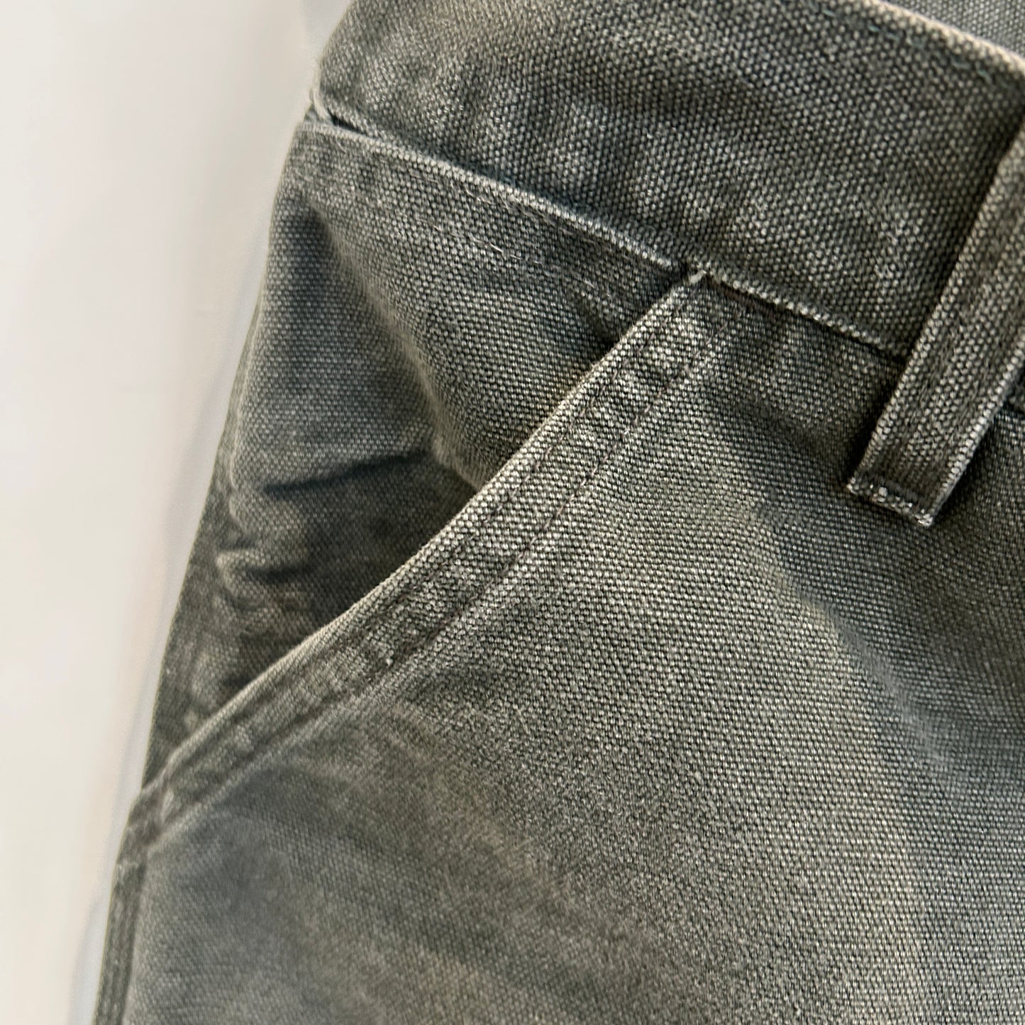 00's Carhartt カーハート ペインターショートパンツ モスグリーン (サイズ不明)/B3673P-SO