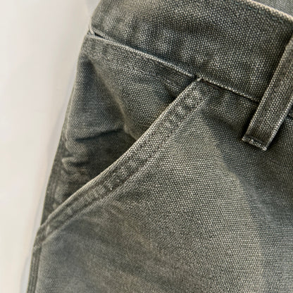 00's Carhartt カーハート ペインターショートパンツ モスグリーン (サイズ不明)/B3673P-SO