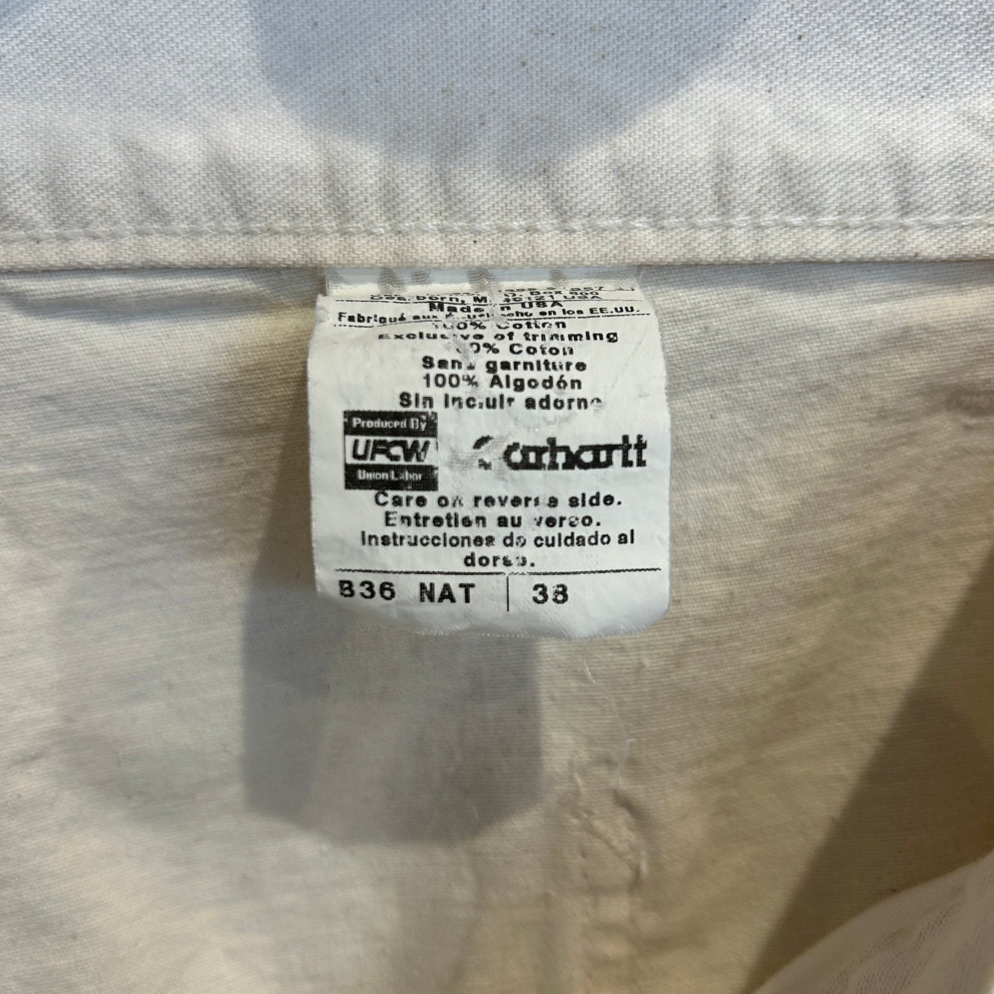 00's Carhartt カーハート ペインターショートパンツ B36 NAT (w38)/B3674P-SO