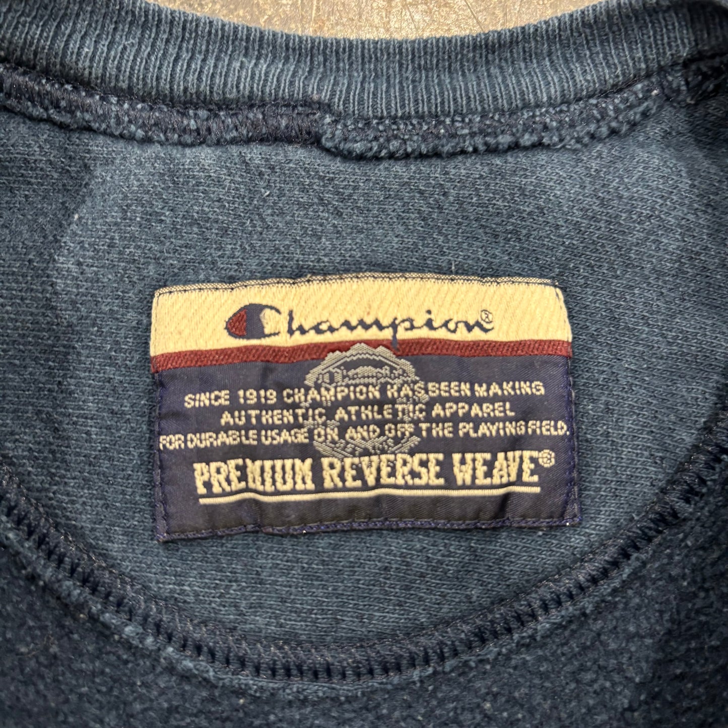 00's Champion チャンピオン REVERSE WEAVE リバースウィーブ 無地スウェット ネイビー (サイズ不明) /A8936S-SO