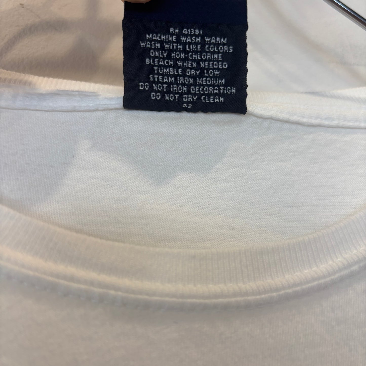 90's  POLO SPORT ラルフローレン ポロベアTシャツ白(L)/B3948T-SO