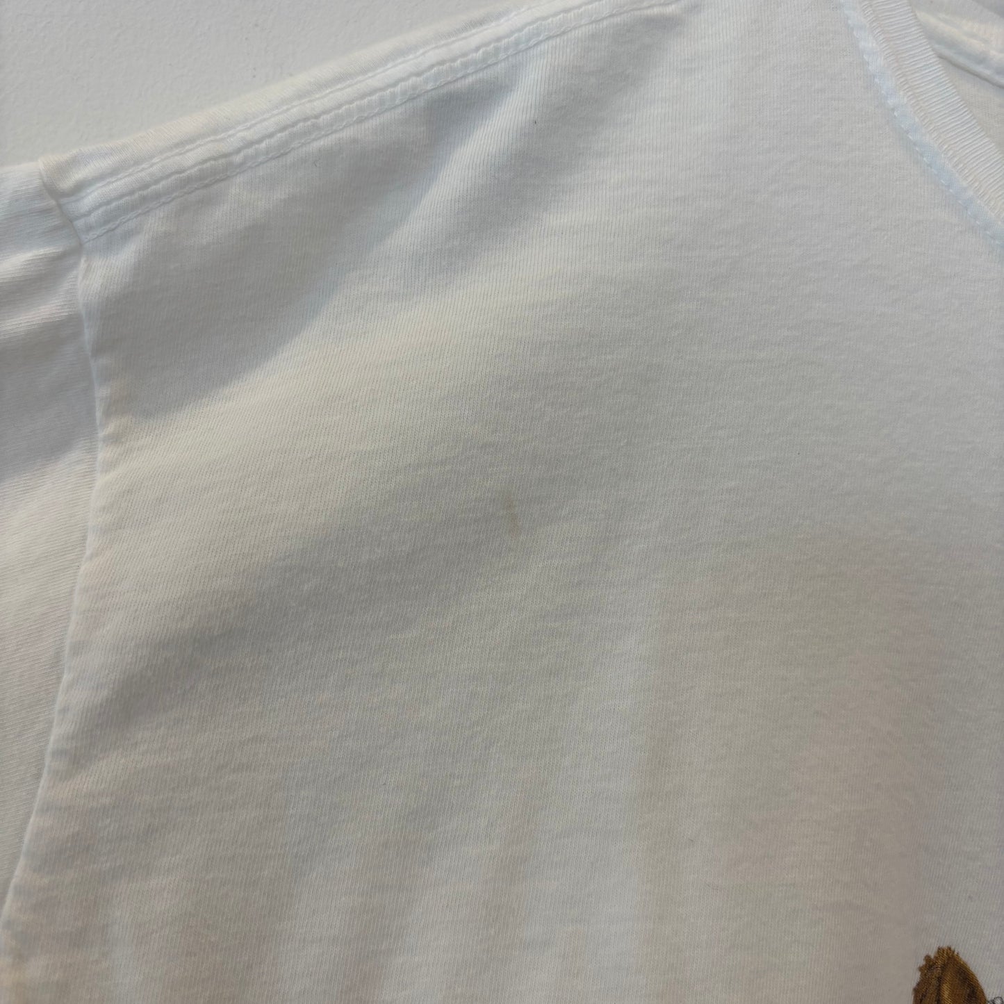 90's  POLO SPORT ラルフローレン ポロベアTシャツ白(L)/B3948T-SO