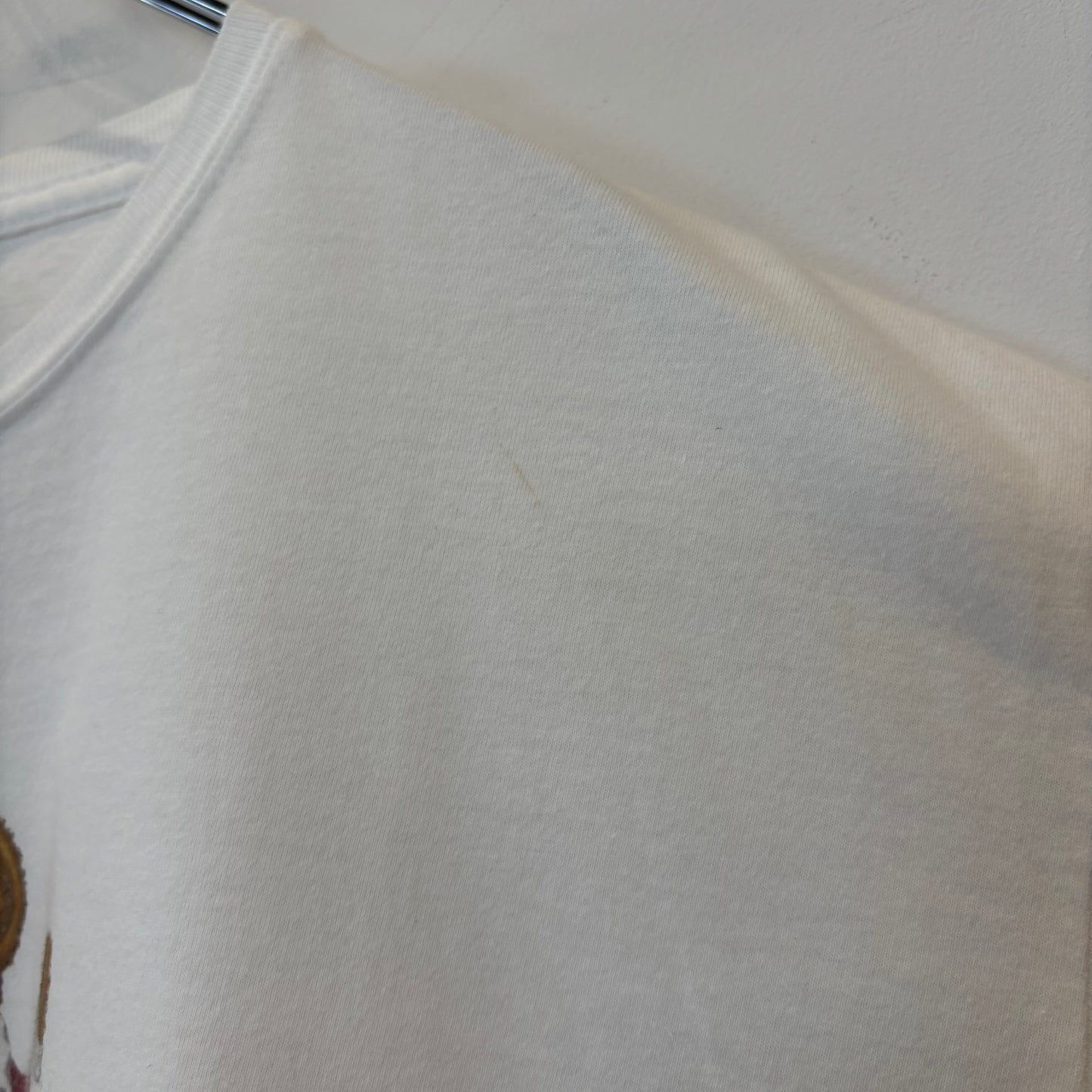 90's  POLO SPORT ラルフローレン ポロベアTシャツ白(L)/B3948T-SO