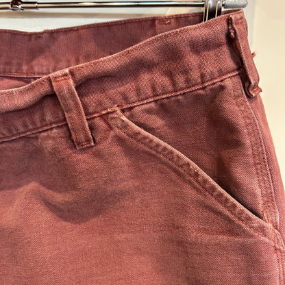 00's Carhartt カーハート ペインターショーツ ボルドー (サイズ不明)/B3676P-SO