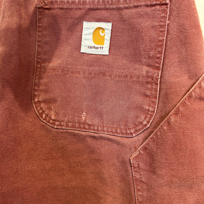 00's Carhartt カーハート ペインターショーツ ボルドー (サイズ不明)/B3676P-SO