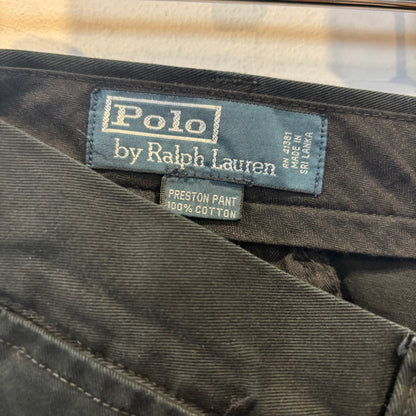 00's Polo by Ralph Lauren ラルフローレン Preston Pant ポロチノ パンツ 黒 (38×30)/A9081P-SO