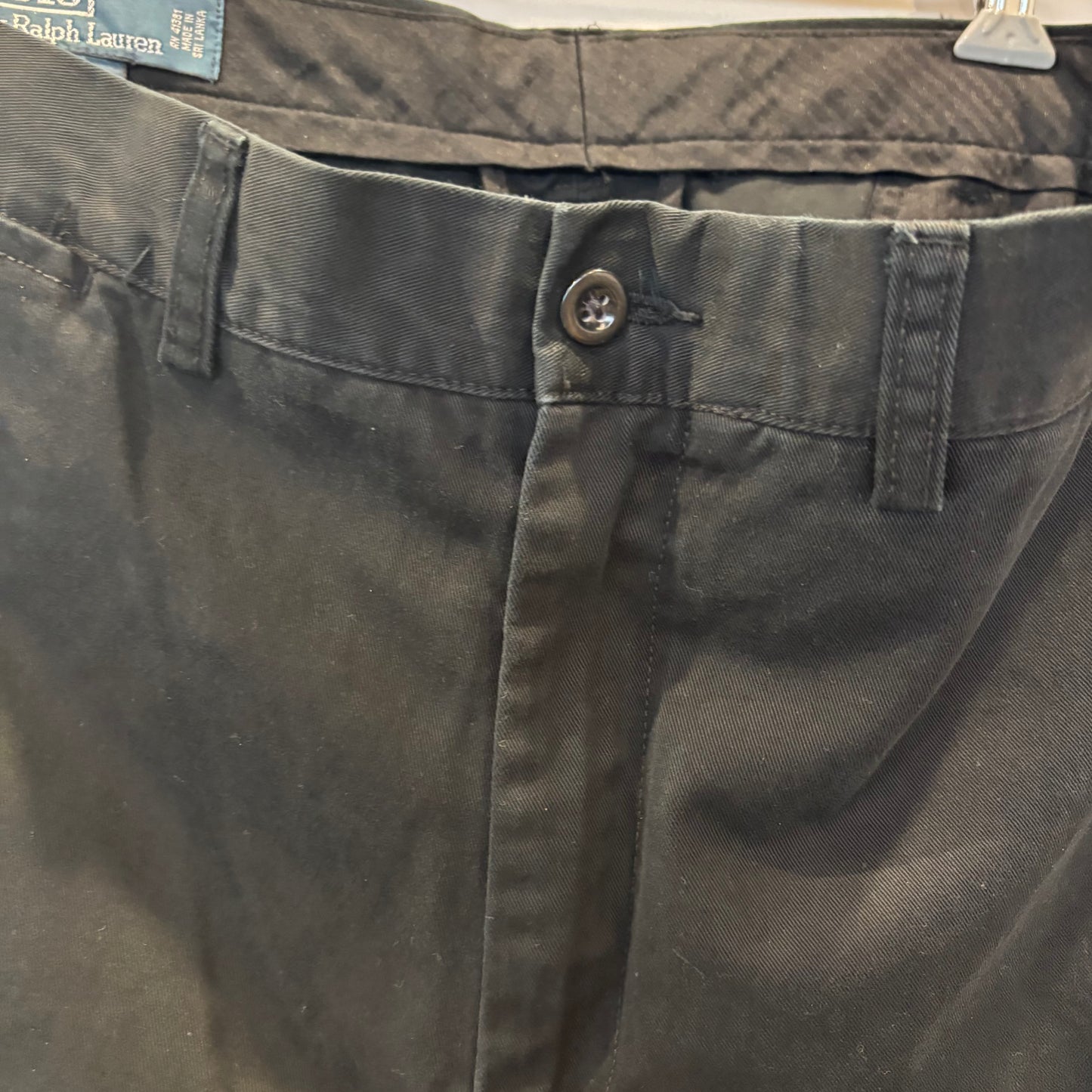 00's Polo by Ralph Lauren ラルフローレン Preston Pant ポロチノ パンツ 黒 (38×30)/A9081P-SO